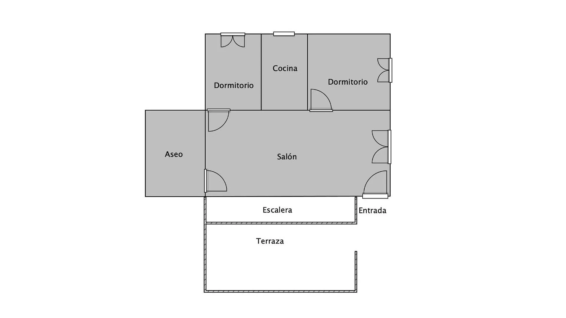 Traditional central 2 Double bed apt in quiet square Benalmádena Apartamento